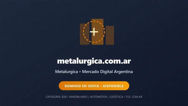 Identidad gráfica y activo digital para Metalurgica en Argentina